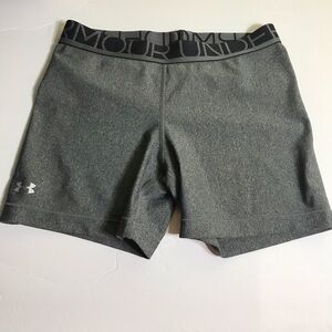 Under Armour Gray Athletic Running Bike Sport Shorts: see measurements XS/S